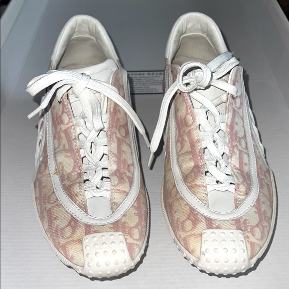 Vintage Christian Dior Pink Monograms Trainers - Picture 1 of 5